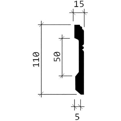 Profhome Decor 153103-box 18 Skirting Boards - Skirting Boards Profhome Decor 153103-box 18 Skirting Boards - Skirting Boards