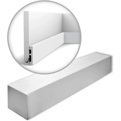 Orac Decor Blanco 78m Listones de Zócalo SX157 - Pared y Suelo Orac Decor Blanco 78m Listones de Zócalo SX157 - Pared y Suelo
