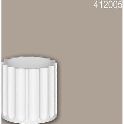 Profhome 412005 Weiße ionische Säulensegment Profhome 412005 Weiße ionische Säulensegment