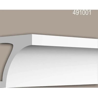 Profhome Weiße Giebelstuck - 200cm x 20cm - Für Außenbereich Profhome Weiße Giebelstuck - 200cm x 20cm - Für Außenbereich