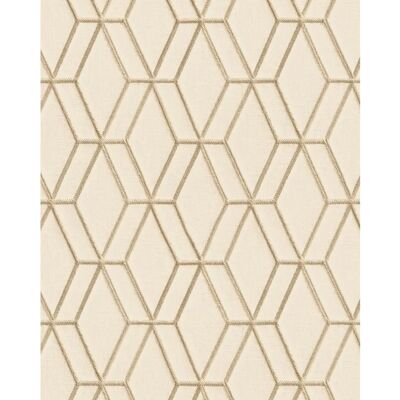 Profhome Carta da Parati Beige Oro Goffratura - 5,33m2 Profhome Carta da Parati Beige Oro Goffratura - 5,33m2