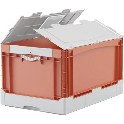 BITO Boîte de Rangement EQ - Empilable, Orange - Boîte de rangement - Publicité BITO Boîte de Rangement EQ - Empilable, Orange - Boîte de rangement - Publicité