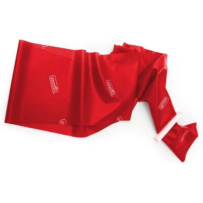 Bande d'exercice rouge Sissel Medium - 2m + Clip Bande d'exercice rouge Sissel Medium - 2m + Clip