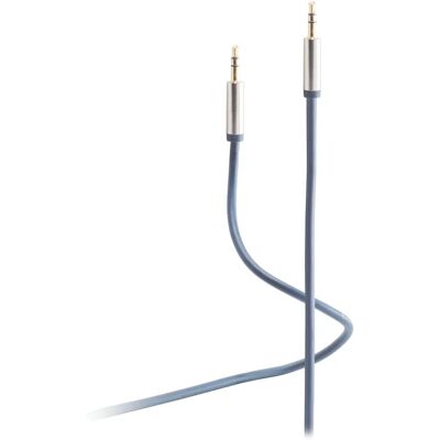 Flexline 5m Audiokabel - Blau - Flexibel, Goldkontakte Flexline 5m Audiokabel - Blau - Flexibel, Goldkontakte