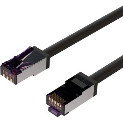 FLEXLINE FLX FL31-28025 - Kabel Cat. 6a S/FTP, PIMF, schwarz, 1,0 m FLEXLINE FLX FL31-28025 - Kabel Cat. 6a S/FTP, PIMF, schwarz, 1,0 m