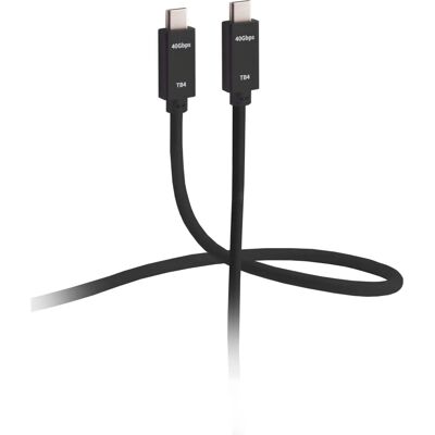 Flexline Thunderbolt 4 Kabel 2m Schwarz Flexline Thunderbolt 4 Kabel 2m Schwarz