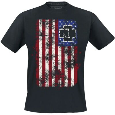 Rammstein - Amerika - T-Shirt - Kortærmet - Sort - Herre Rammstein - Amerika - T-Shirt - Kortærmet - Sort - Herre
