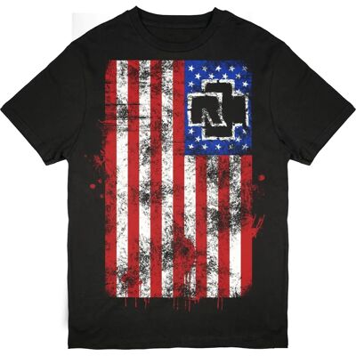 Rammstein Amerika T-Shirt - Kurzarm - Schwarz - Unisex Rammstein Amerika T-Shirt - Kurzarm - Schwarz - Unisex