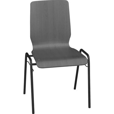 Silla Kaiserkraft NUKI - Apilable Antracita Silla Kaiserkraft NUKI - Apilable Antracita