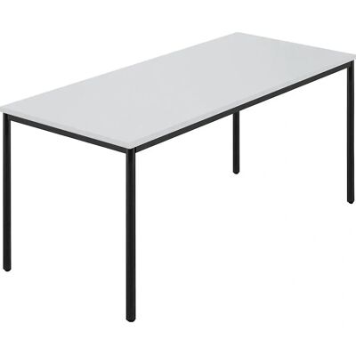 Mesa Rectangular Kaiserkraft - 1600x800mm Gris / Antracita Mesa Rectangular Kaiserkraft - 1600x800mm Gris / Antracita