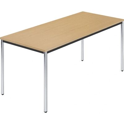 Mesa rectangular KaiserKraft - 1600x800mm - Gris claro - Tipo de mesa Mesa rectangular KaiserKraft - 1600x800mm - Gris claro - Tipo de mesa