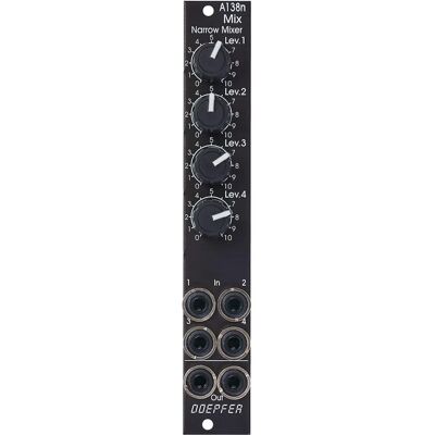 Mezclador estrecho A-138nV de Doepfer Edición Vintage - Sintetizador Modular Mezclador estrecho A-138nV de Doepfer Edición Vintage - Sintetizador Modular