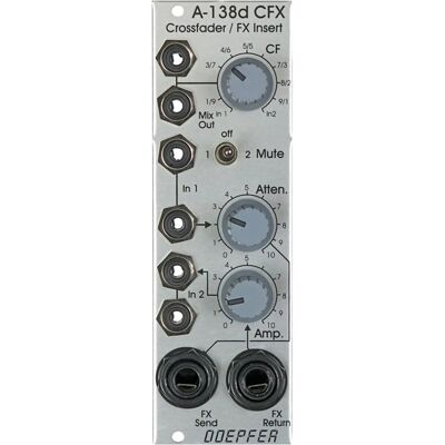 Doepfer A-138D Crossfader - Módulo para Sintetizadores Eurorack Doepfer A-138D Crossfader - Módulo para Sintetizadores Eurorack