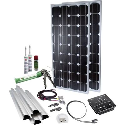 Phaesun Base Camp Three 200 Wp Solarkit - Monokristallin, Regulator Phaesun Base Camp Three 200 Wp Solarkit - Monokristallin, Regulator