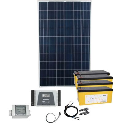 PHAESUN Solarmodul Set - 270W, 4 Batterien, Schwarz - Solarmodul Kit PHAESUN Solarmodul Set - 270W, 4 Batterien, Schwarz - Solarmodul Kit