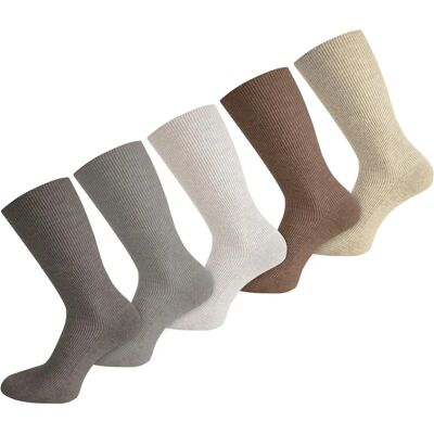 Normani Unisex Baumwollsocken - 10 Paar - Venenfreundliche Socken Normani Unisex Baumwollsocken - 10 Paar - Venenfreundliche Socken