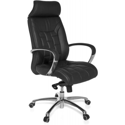 Sedia da ufficio AMSTYLE - Pelle, Nera, Meccanismo oscillante, 120kg, 195cm Sedia da ufficio AMSTYLE - Pelle, Nera, Meccanismo oscillante, 120kg, 195cm