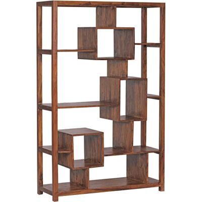 Wohnling Sheesham Boekenkast - 12 Planken, 115x40x180 cm Wohnling Sheesham Boekenkast - 12 Planken, 115x40x180 cm