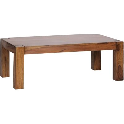 Table basse en bois massif Sheesham - 110x60x40cm - Marron foncé - Mobilier de salon - Publicité Table basse en bois massif Sheesham - 110x60x40cm - Marron foncé - Mobilier de salon - Publicité