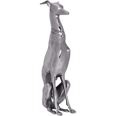 Scultura di Cane levriero argento Wohnling - Decorazione in alluminio moderna Scultura di Cane levriero argento Wohnling - Decorazione in alluminio moderna