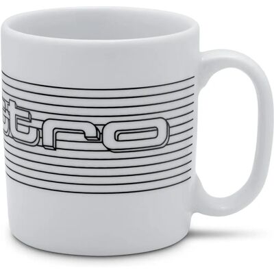 Mug en porcelaine blanche Audi Quattro - 350ml Mug en porcelaine blanche Audi Quattro - 350ml