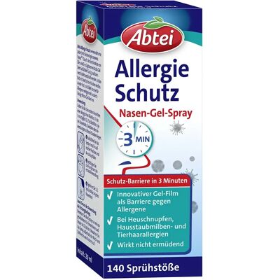 Abtei Nasen-Gel-Spray - Allergie Schutz - 20 ml Abtei Nasen-Gel-Spray - Allergie Schutz - 20 ml