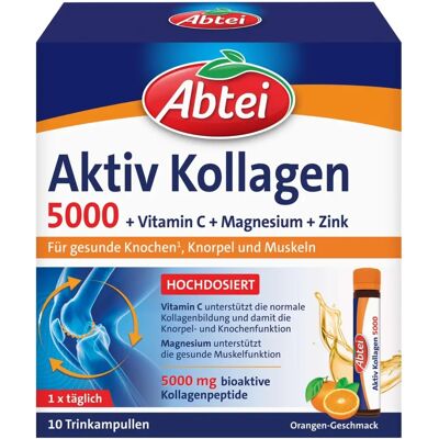 Abtei Kollagen 5000 - Für Knochen & Gelenke Abtei Kollagen 5000 - Für Knochen & Gelenke