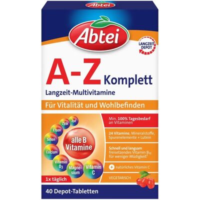 Abtei A-Z Komplett Depot - Vitamine & Ergänzungen Abtei A-Z Komplett Depot - Vitamine & Ergänzungen