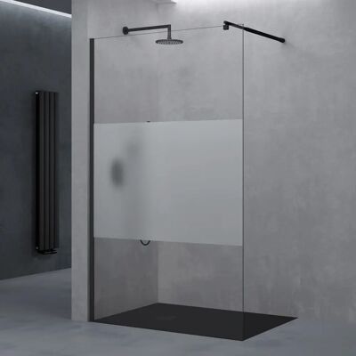 DOPORRO Box Doccia Walk-In 140x200cm - 8mm - partiellement frotté - Cabine de douche - Publicité DOPORRO Box Doccia Walk-In 140x200cm - 8mm - partiellement frotté - Cabine de douche - Publicité