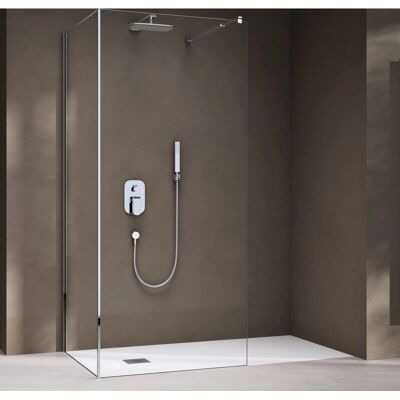 DOPORRO BremenL01K - Walk-In Duschkabine mit 8mm Sicherheitsglas DOPORRO BremenL01K - Walk-In Duschkabine mit 8mm Sicherheitsglas
