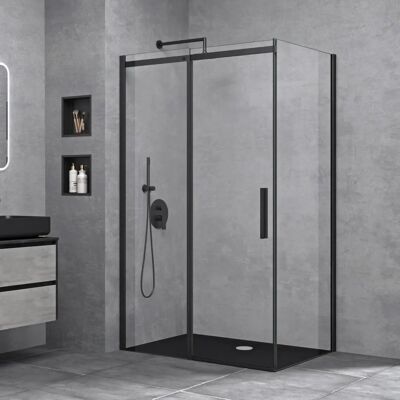 DOPORRO - Box Doccia Angolare 70x110 cm - Cabine de Douche - Publicité DOPORRO - Box Doccia Angolare 70x110 cm - Cabine de Douche - Publicité