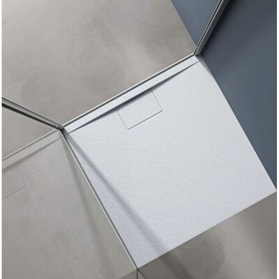 DOPORRO - Geoma07 - Bianco - Quadrato - Shower Tray DOPORRO - Geoma07 - Bianco - Quadrato - Shower Tray