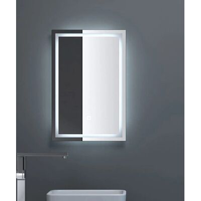DOPORRO Badezimmer LED-Spiegel - Touchsteuerung, Anti-Beschlag, 400x600mm DOPORRO Badezimmer LED-Spiegel - Touchsteuerung, Anti-Beschlag, 400x600mm