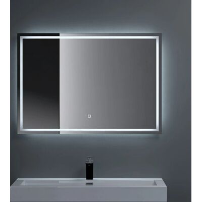 Specchio da bagno LED DOPORRO 900x700mm Controllo Touch Senza Cornice Ramata Specchio da bagno LED DOPORRO 900x700mm Controllo Touch Senza Cornice Ramata