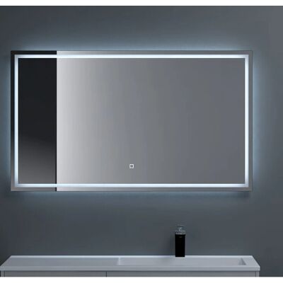DOPORRO Badezimmer Spiegel 1200x700mm LED Berührungslos Rahmenslos DOPORRO Badezimmer Spiegel 1200x700mm LED Berührungslos Rahmenslos