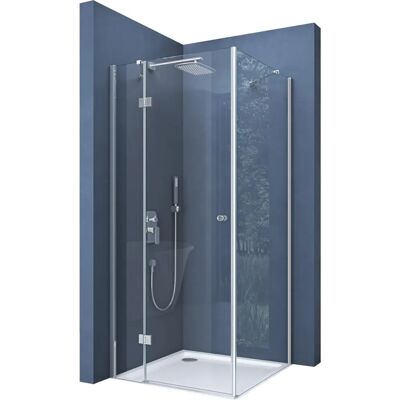 DOPORRO Duschkabine 90x90x190cm - Eckdusche, Sicherheitsglas, Einfache Montage DOPORRO Duschkabine 90x90x190cm - Eckdusche, Sicherheitsglas, Einfache Montage