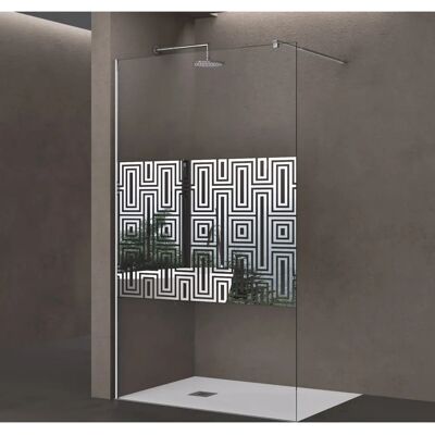 DOPORRO Bremen02DM Paroi de douche en verre transparent 120x200cm - Publicité DOPORRO Bremen02DM Paroi de douche en verre transparent 120x200cm - Publicité