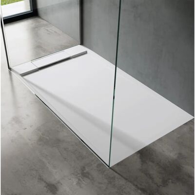 Doporro Receveur de douche rectangulaire en minéral blanc - Receveur de douche - Publicité Doporro Receveur de douche rectangulaire en minéral blanc - Receveur de douche - Publicité
