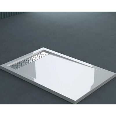 Sogood - Bandeja de ducha rectangular de acrílico 80x100cm - Diseño moderno Sogood - Bandeja de ducha rectangular de acrílico 80x100cm - Diseño moderno
