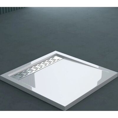 Doporro - Piastrella di doccia in acrilico bianco 90x90x5cm - Piatti doccia Doporro - Piastrella di doccia in acrilico bianco 90x90x5cm - Piatti doccia