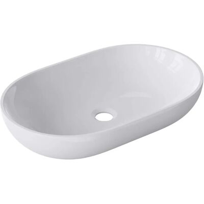 Doporro - Lavabo de Baño - Blanco Brillante - 54x34x10.5cm Doporro - Lavabo de Baño - Blanco Brillante - 54x34x10.5cm