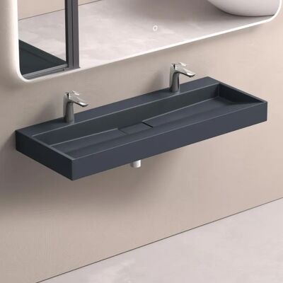 Doporro - Lavabo da Parete in Antracite - Rinnovamento Bagno Doporro - Lavabo da Parete in Antracite - Rinnovamento Bagno