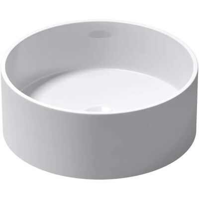 Doporro - Lavabo de Baño - Redondo, 40cm, Blanco Brillante - Lavabo de Baño Doporro - Lavabo de Baño - Redondo, 40cm, Blanco Brillante - Lavabo de Baño