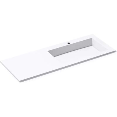 Lavabo de Mármol Blanco Doporro - Encimera Moderna para Baño Lavabo de Mármol Blanco Doporro - Encimera Moderna para Baño