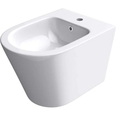 DOPORRO Bianco Bidet Sospeso in Ceramica - Accessori Bagno DOPORRO Bianco Bidet Sospeso in Ceramica - Accessori Bagno