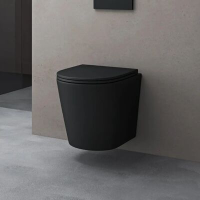 DOPORRO Modello A108 Wc sospeso - Ceramica, Chiusura morbida DOPORRO Modello A108 Wc sospeso - Ceramica, Chiusura morbida