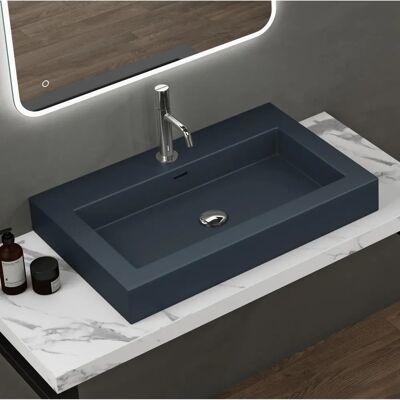 Sogood Colossum18-730 Lavabo suspendido en mineral - 73x48x10cm Sogood Colossum18-730 Lavabo suspendido en mineral - 73x48x10cm