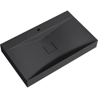 Sogood - Lavabo rectangular de pared - 80x48x10cm - Estilo moderno Sogood - Lavabo rectangular de pared - 80x48x10cm - Estilo moderno