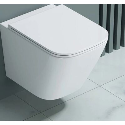 Doporro Aachen112 Weiß Modern WC - Leise Schließung Doporro Aachen112 Weiß Modern WC - Leise Schließung