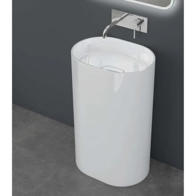 Lavabo a Colonna Doporro Bianco - Lavabo Bagno Lavabo a Colonna Doporro Bianco - Lavabo Bagno